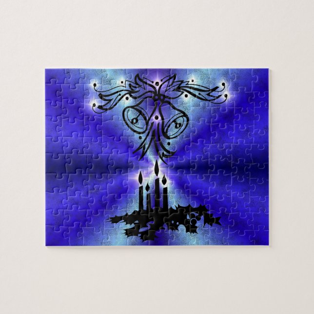 Advent, julsaga på Blå Gröntens regnbåge Pussel (Horisontell)