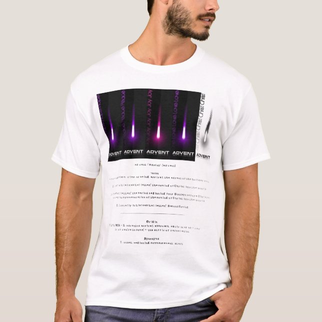 Advent T-shirt (Framsida)