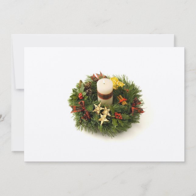 Adventkraninbjudan Inbjudningar (Framsida)