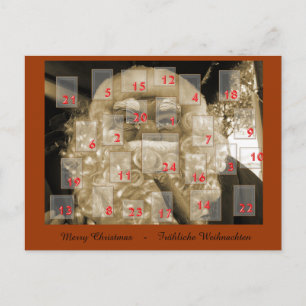 adventskalender mit nikolaus helg vykort