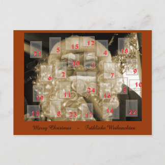 adventskalender mit nikolaus helg vykort