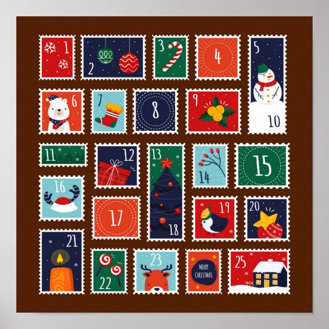Adventskalender Poster (Framsidan)