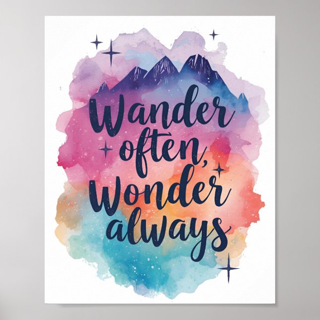 Adventure and Exploration Typography Poster (Framsidan)