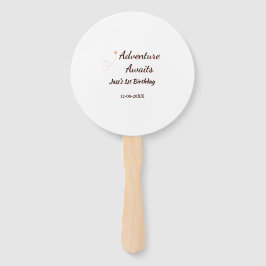 Adventure awaits 1st birthday name date planeretro