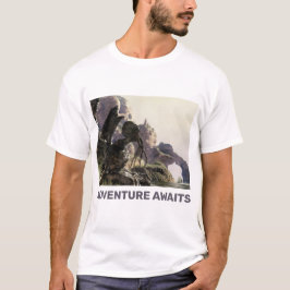 Adventure Awaits. Fantasy landscape T Shirt