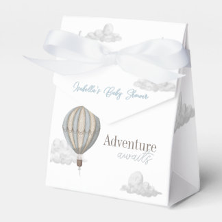 Adventure Awaits Hot Air Balloon Boy Baby Shower Presentaskar