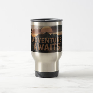 Adventure Awaits Mountain Travel Tumbler – Rugged  Resemugg