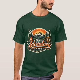 Adventure Awaits T Shirt