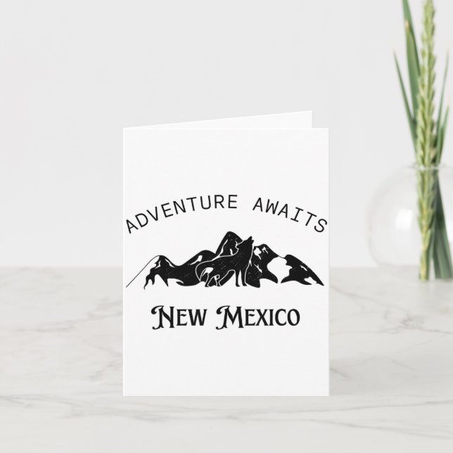 Adventure Awaits Vacation Travel New Mexico  Kort (Framsida)