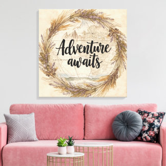 Adventure Awaits Wall Art | Travel and Wanderlust  Canvastryck