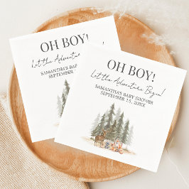 Adventure Begin Baby Shower Pappersservett