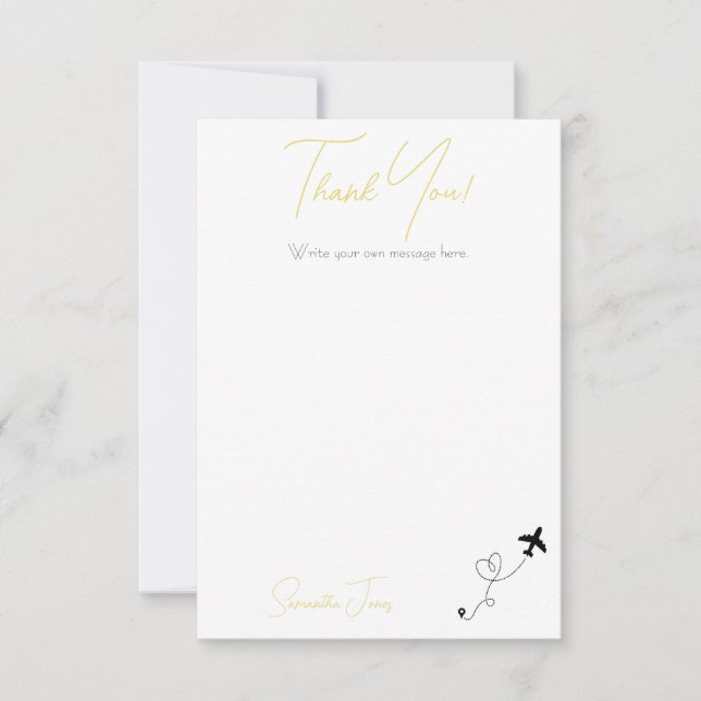 Adventure Begins College Graduation Party Tack Kort (Framsida)