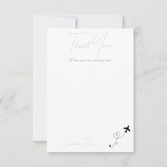 Adventure Begins College Graduation Party Tack Kort (Framsida)