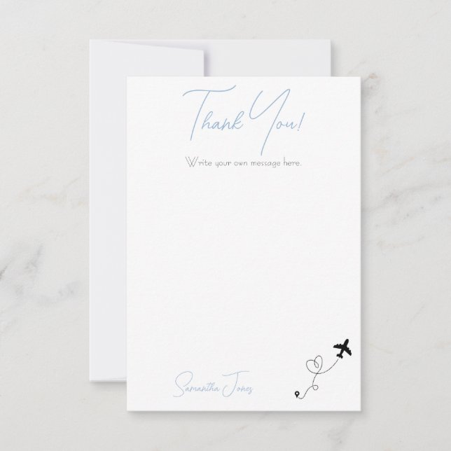 Adventure Begins College Graduation Party Tack Kort (Framsida)