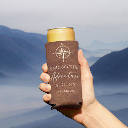 Adventure Brown Leather Personalized