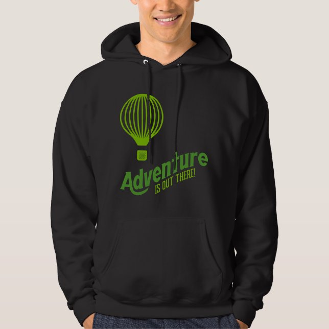 Adventure is out there 2 hoodie (Framsida)