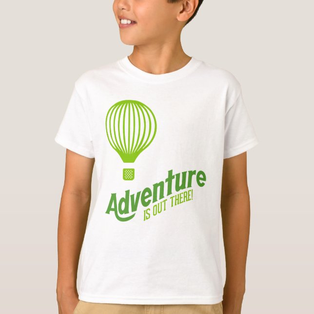 Adventure is out there 2 t shirt (Framsida)
