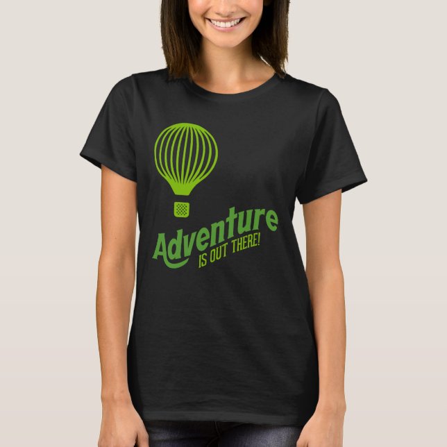 Adventure is out there 2 t shirt (Framsida)