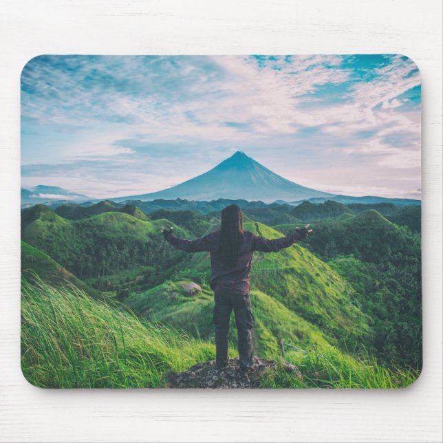 Adventure Landscape Mountain Mouse Pad Musmatta (Framsidan)