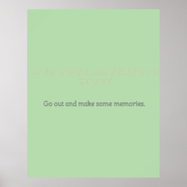 Adventure Story Poster (Framsidan)