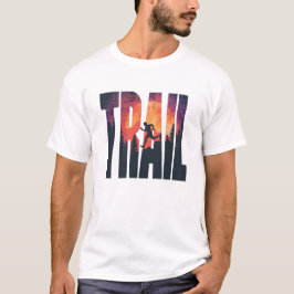 Adventure Trail Runner Typography Art T Shirt