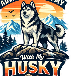 Adventure With My Husky Dog Lover Cap Keps