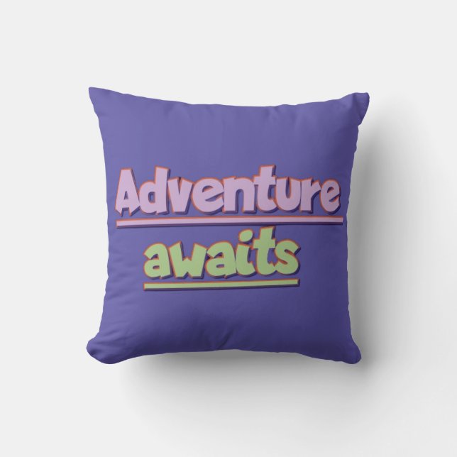 AdventureAwaits Kudde (Framsida)