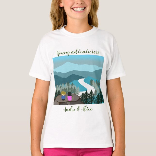 Adventurers kärlek Nature T Shirt (Framsida)