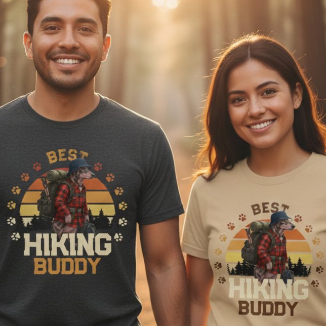 Adventurous American Hairless Terrier Hiker  T Shirt (Skapare uppladdad)