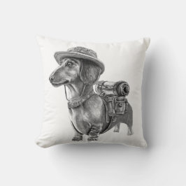 Adventurous dachshund kudde