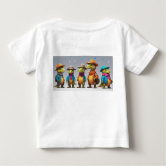 Adventurous Dino Explorer i Stil T Shirt