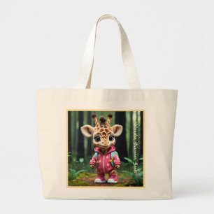 "Adventurous Giraffe" Jumbo Tygkasse