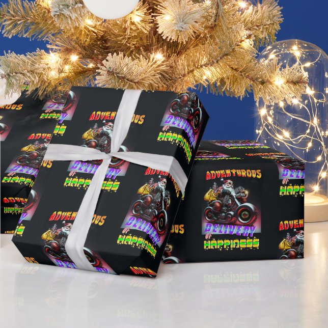 Adventurous leverans av lycka presentpapper (Helgdagar)