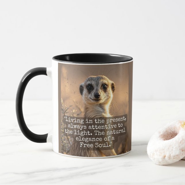 Adventurous Meerkat Living Mugg (Med munk)