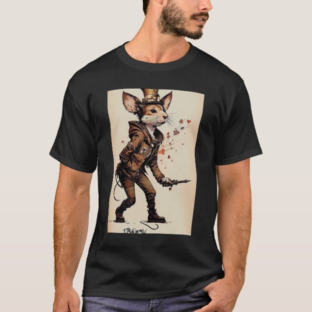 adventurous rat vintage t shirt (Framsida)