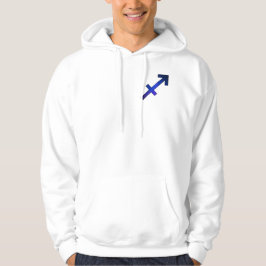 Adventurous Sagittarius Himmel - Lila och blå kosm Hoodie