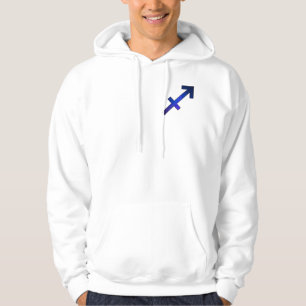 Adventurous Sagittarius Himmel - Lila och blå kosm Hoodie