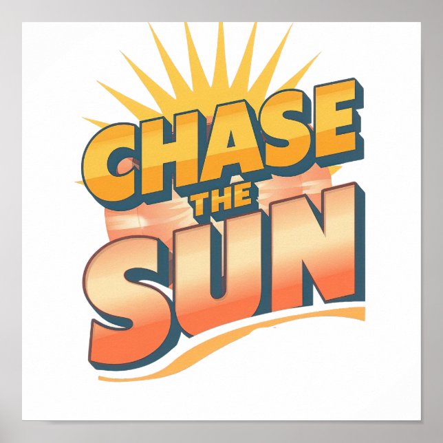 Adventurous Travel and Sunshine Slogan Poster (Framsidan)