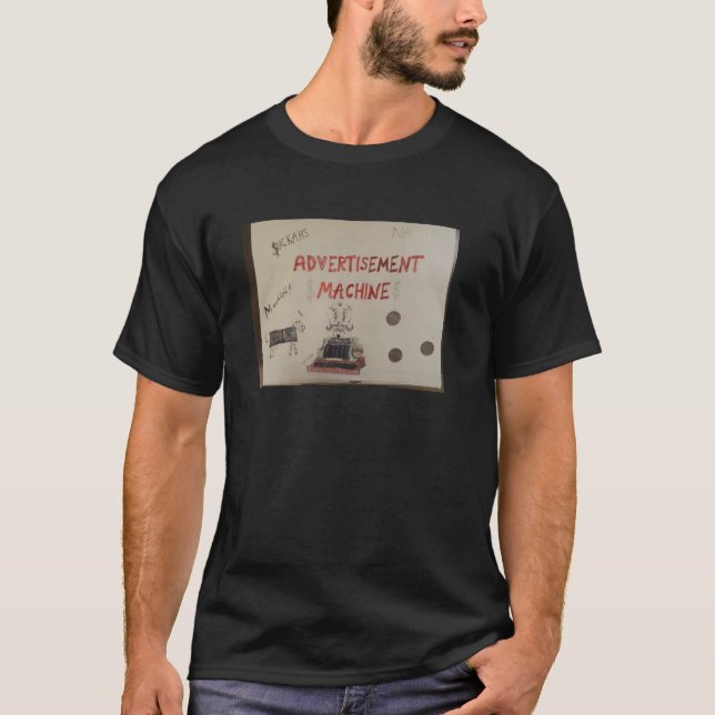 Advertisement Machine T Shirt (Framsida)