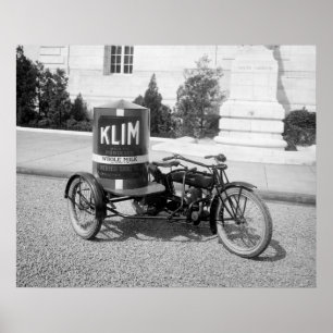 Advertizing Motorcykel, 1921 Poster