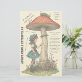 Advice from a Caterpillar Wonderland Stationery Brevpapper