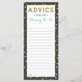 Advice-kort för Mamma-to-be, babyskor, 25 paket