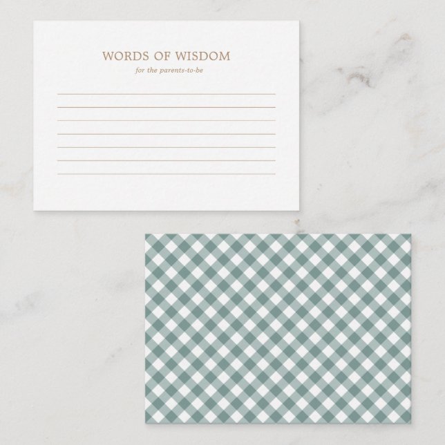 Advice-kort - Rustik höstfälla för höstfällor Rådkort (Fram/baksida)