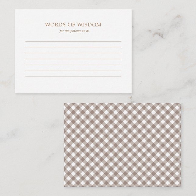 Advice-kort - Rustik höstfälla för höstfällor Rådkort (Fram/baksida)