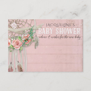 Advise BOHO Dream Catcher ytterligare babyskor Inbjudningar