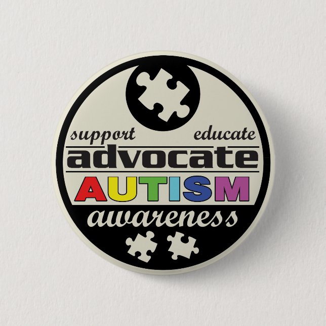 Advocate Autism Awareness Knapp (Framsida)