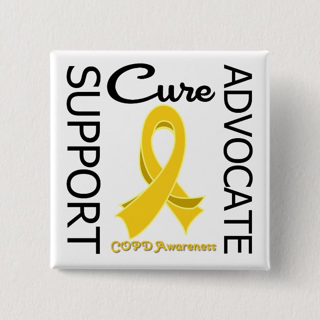 Advocate Cure för COPD-stöd Knapp (Framsida)
