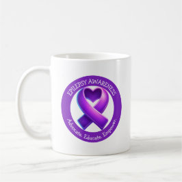 Advocate. Educate. Empower.| Epilepsy Awareness Kaffemugg