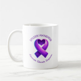 Advocate. Educate. Empower.| Epilepsy Awareness Kaffemugg