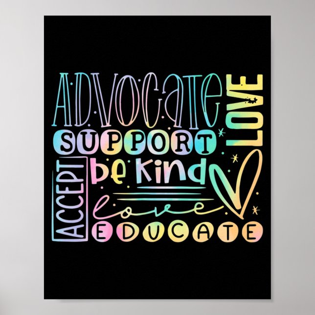 Advocate Kärlek support accepterar att vara en sla Poster (Framsidan)